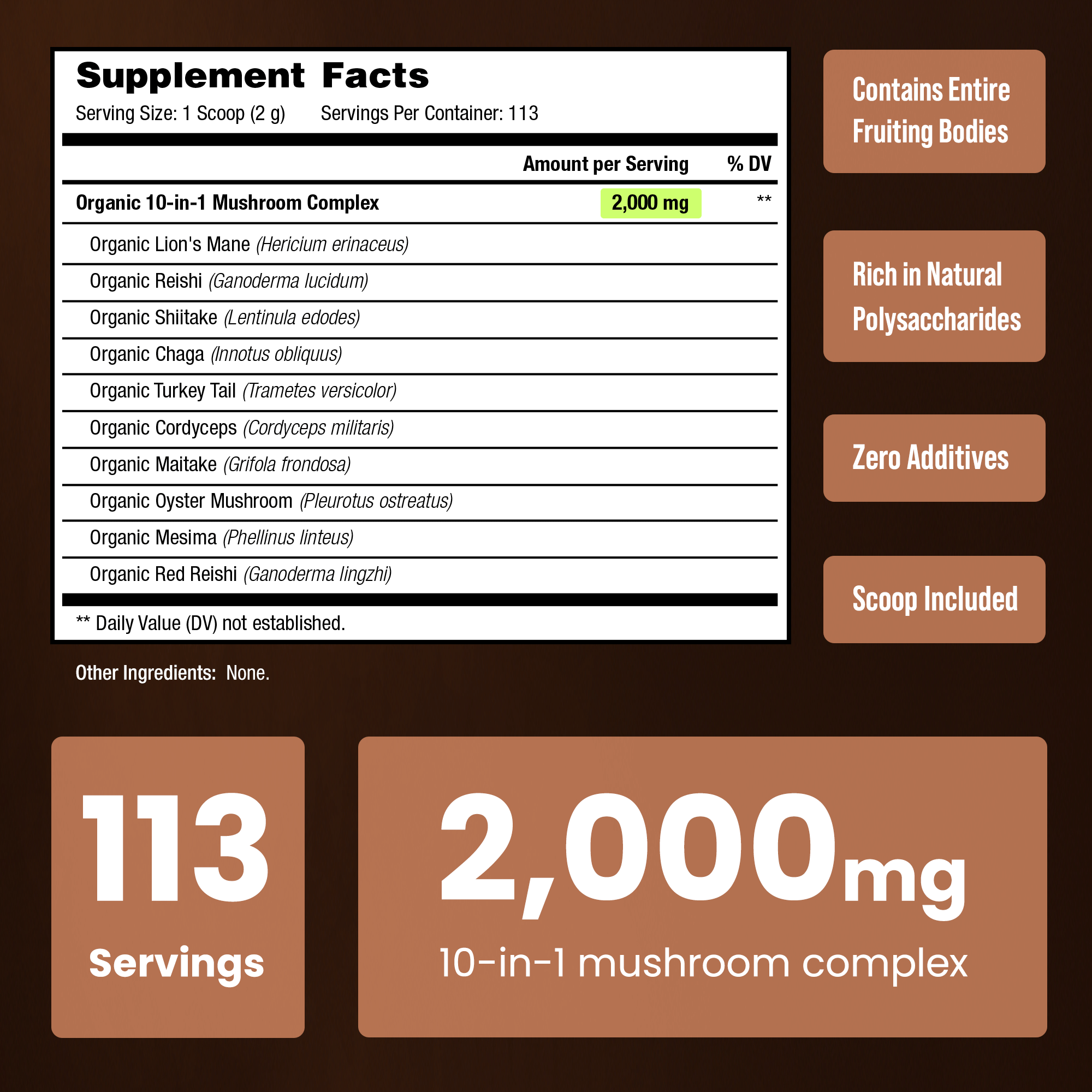 Mushroom Complex Powder