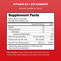 Vitamin D3 & B12 Gummies